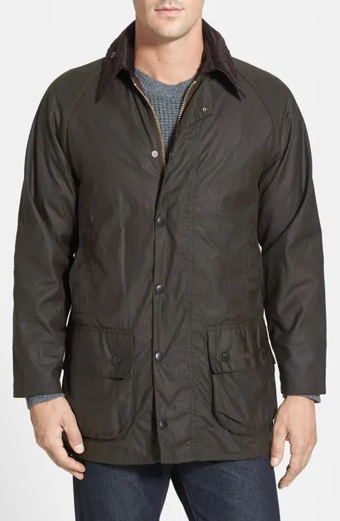 'Classic Beaufort' Relaxed Fit Waxed Cotton Jacket