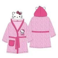 Hello Kitty Bademantel - Rosa 110/116 mit Kapuze
