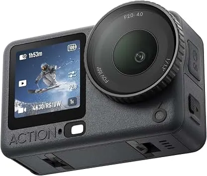 DJI Osmo Action 6 Essential Combo, 8K Waterproof Action…