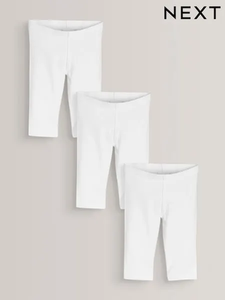 Black 3 Pack Cropped Leggings (3-16yrs)