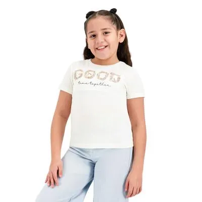 Playera Fantastic Niña Manga Corta Estampado En Pecho