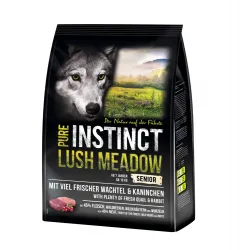 PURE INSTINCT LUSH MEADOW SENIOR mit Wachtel, Kaninchen 1 kg