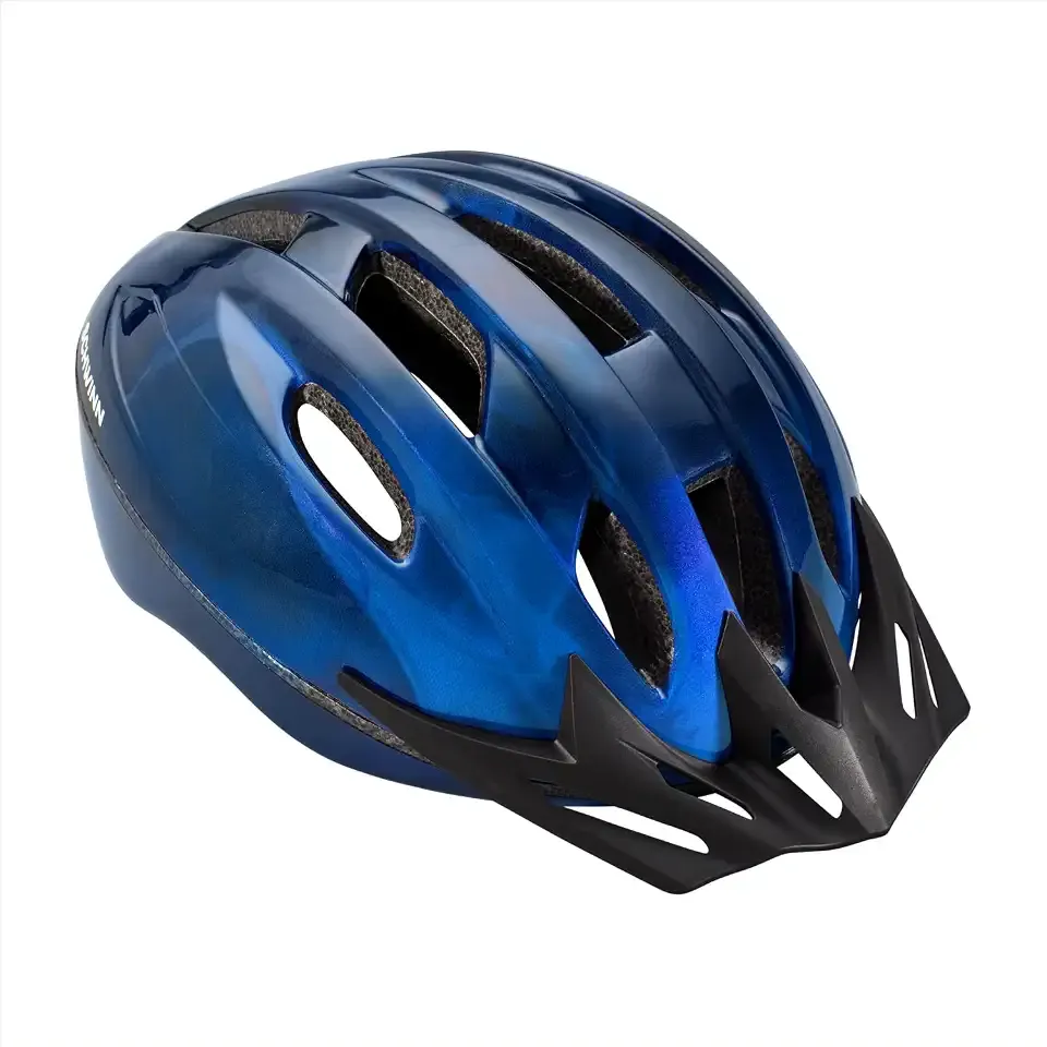 Schwinn Intercept Helmet for Adults and Youth, Size 54-62 cm for Riders Ages 8+, Microshell, Adjustable Dial and Straps, Interior Padding, 10 Air Vents, Removable Visor, Kisd and Adult Bike Helmet