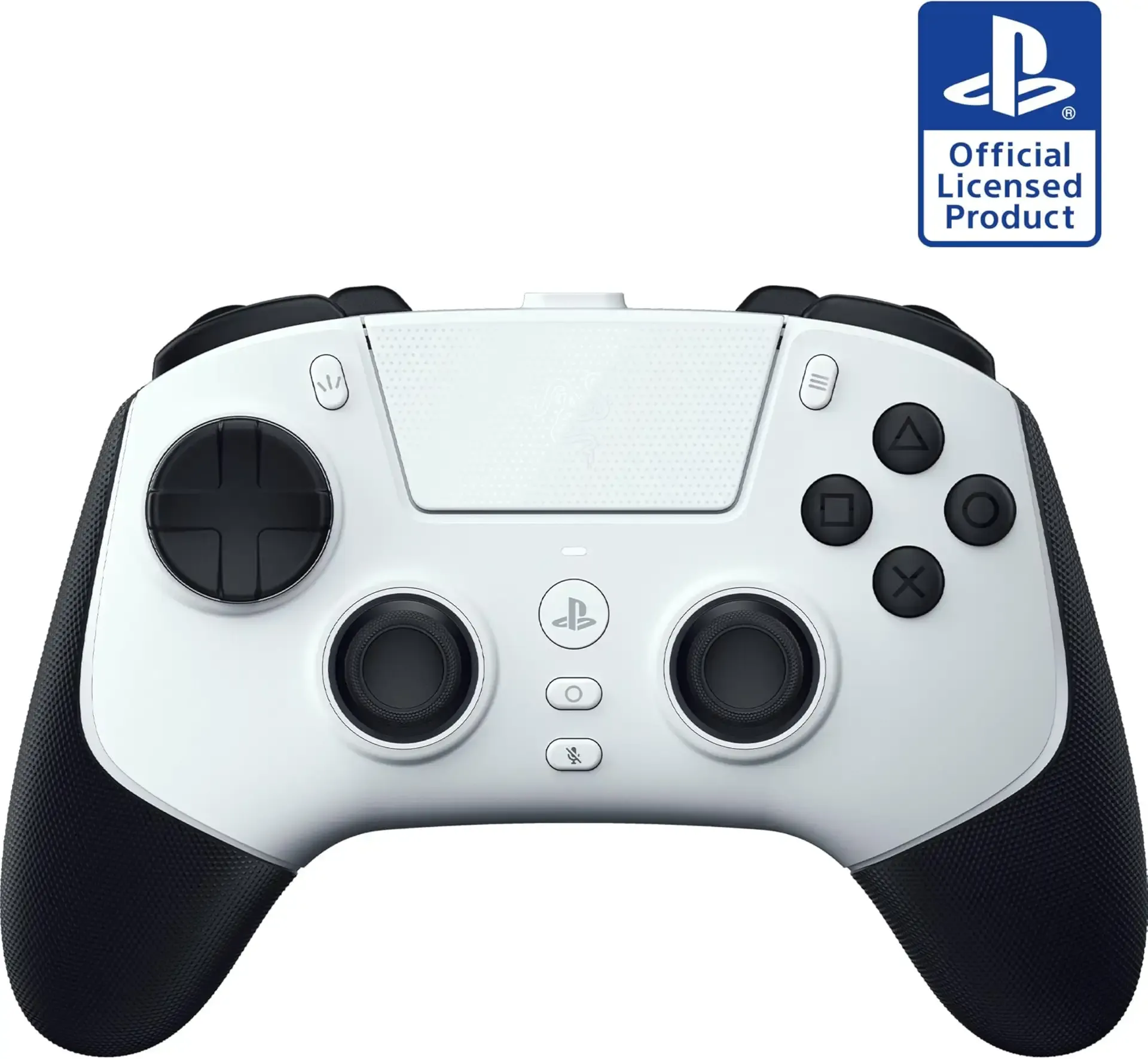 Razer Raiju V3 Pro Wireless Esports Controller, PlayStation 5 & PC, White | Lag-free Esports Grade Performance, Officially Licensed for PlayStation, 6 Remappable Buttons, TMR Thumbsticks, Fast Triggers