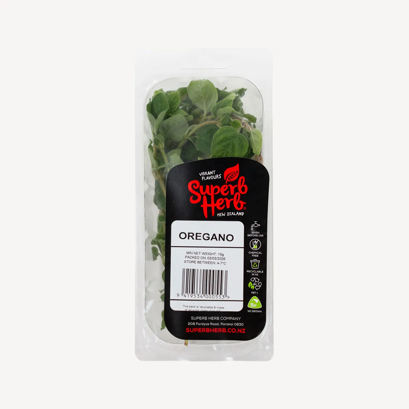 superb herbs oregano pp 15g