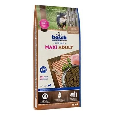 Lot de croquettes pour chien bosch Maxi Adult (2 x 15 kg)