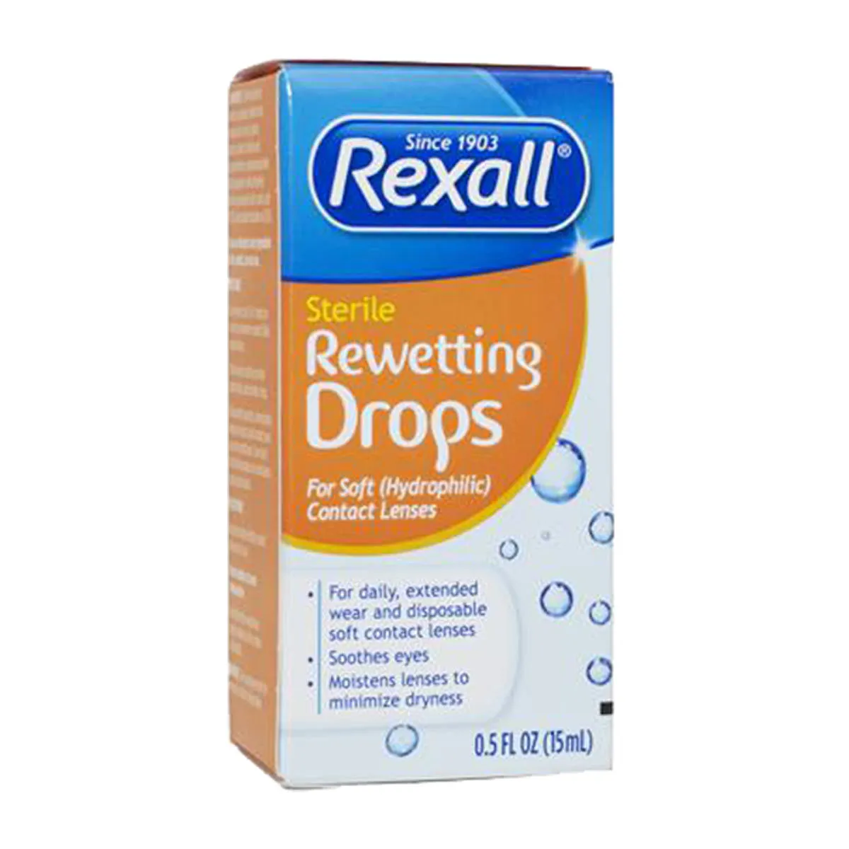 Rexall Sterile Rewetting Eye Drops, 0.5 fl oz