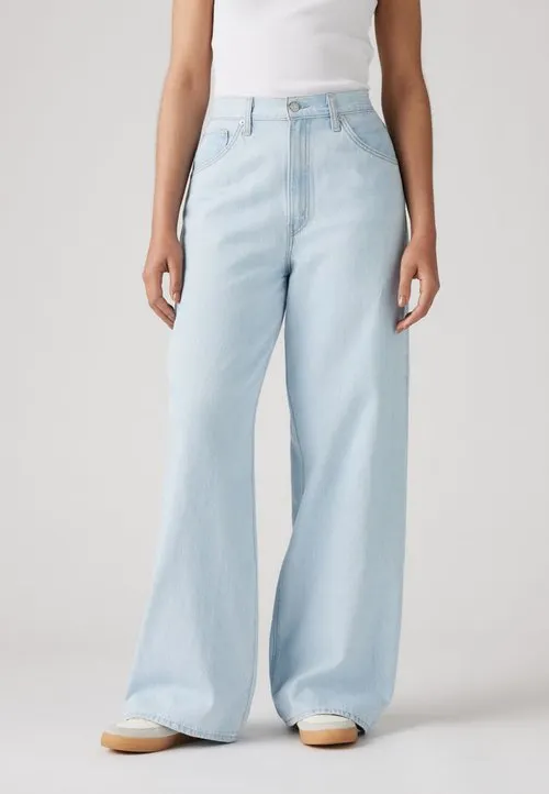 CINCH BAGGY - Wide leg - light blu denim