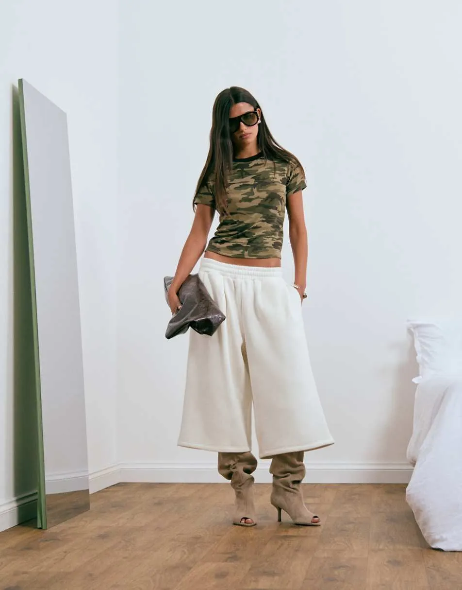 Lioness Clubhouse baby tee in camo print