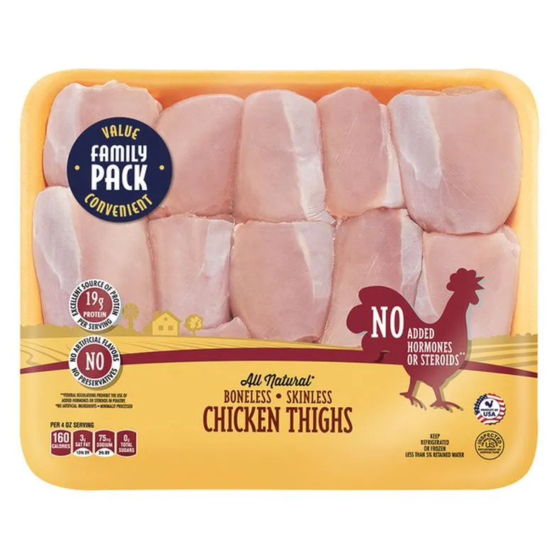Fresh Family Pack Boneless Skinless Chicken Thighs