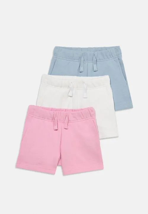 3 PACK - Shorts - white/pink/light blue