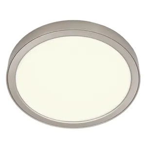 Faretto da incasso con fonte luminosa fisso Modulo LED INSPIRE MANOA nichel Ø 22.8 cm Luce cct da bianco caldo al bianco neutro