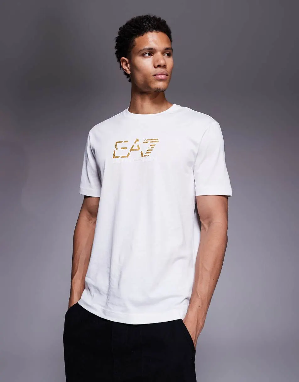 Armani EA7 premium logo t-shirt white