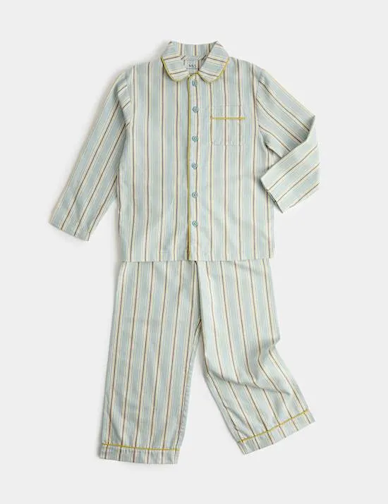 Schlafanzug mit Reverskragen und Streifenmuster „Sleepy Time“ für Kinder (9 M. – 8 J.)