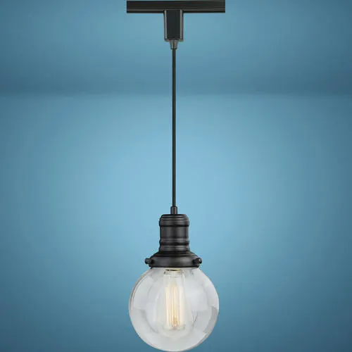 Patriot Lighting® Loft 1-Light Bronze Track Lighting Pendant