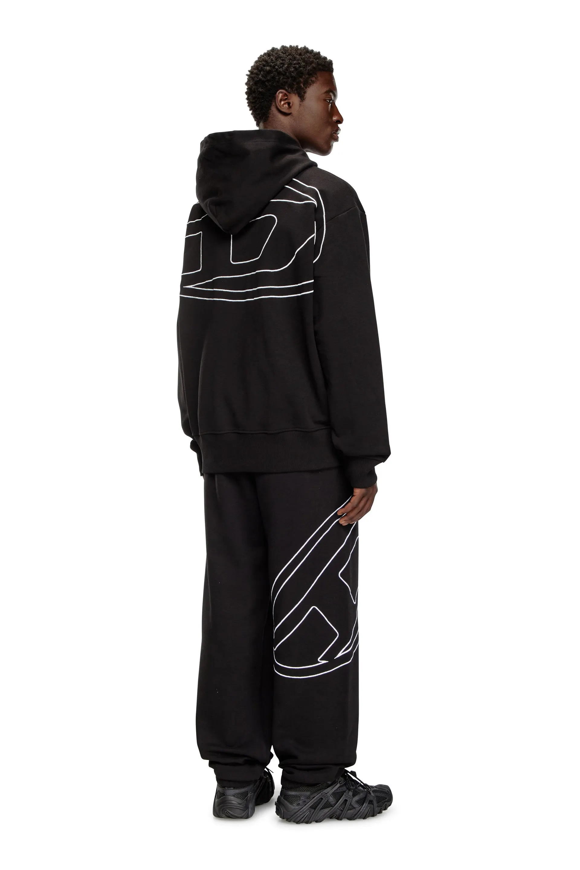 Hoodie with logo embroidery