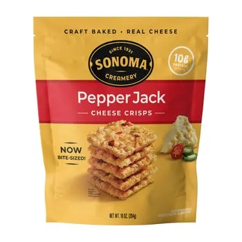 Sonoma Creamery Pepper Jack Crisps, 10 oz