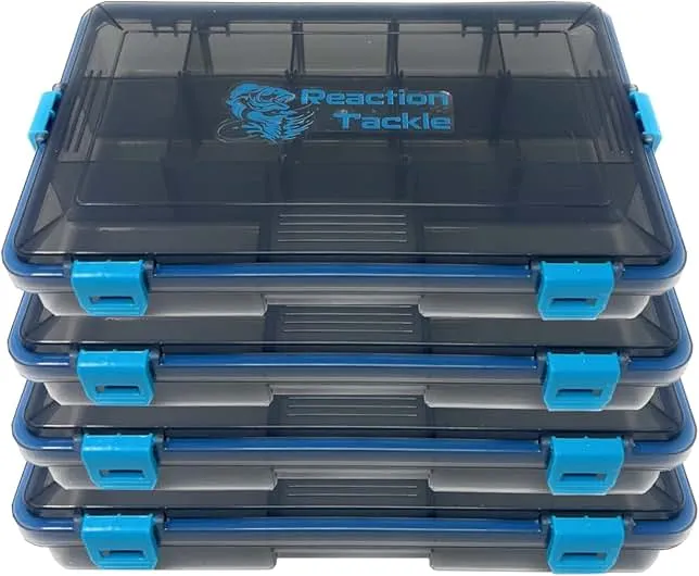 Reaction Tackle Ultimate Tackle Box Trays: Boxes to Organize and Store in Your Fishing Tackle Bag! For Anglers on The Go - 3600 Tackle Tray and 3…
