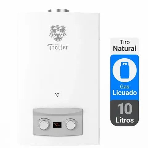 Calefont Gas Licuado 10 Litros Tiro Natural Ionizado