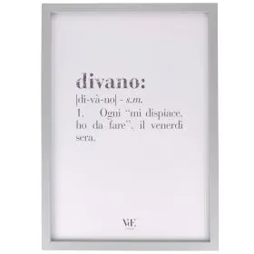 Quadro decorativo con cornice 50x70 cm, Victionary Divano