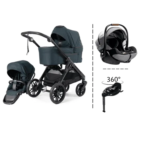 Emmaljunga | Sento Max Ergo + Joie Bilstol & 360 Base | Urban Forest