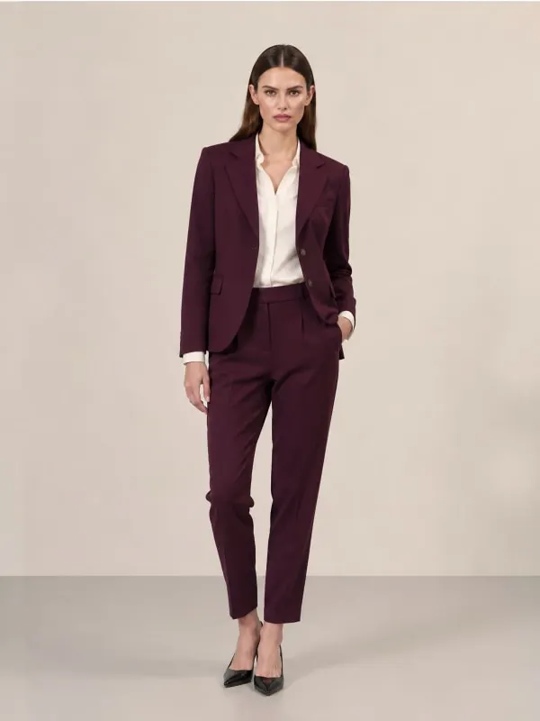 3596 Tweed - Remi Blazer Dark red