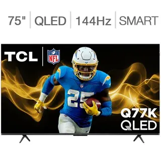 TCL 75" Class - Q77K Series - 4K UHD QLED Smart TV - Allstate 3-Year Protection Plan Bundle Included for 5 Years of Total Coverage*