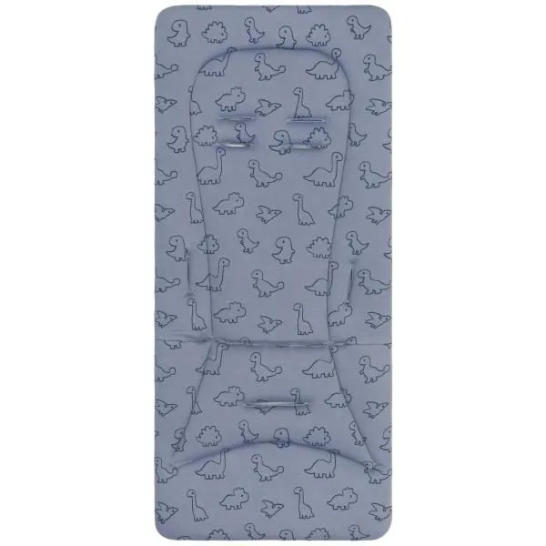 Fillikid | Vendbar sitteunderlag med memory foam – Dino Blue