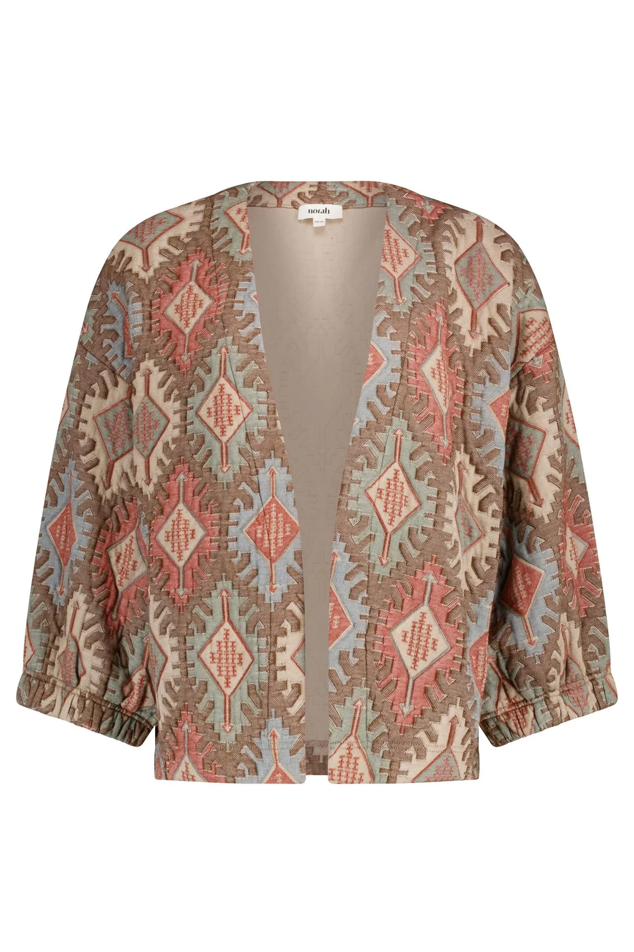 Kleurrijk vest met grafische print