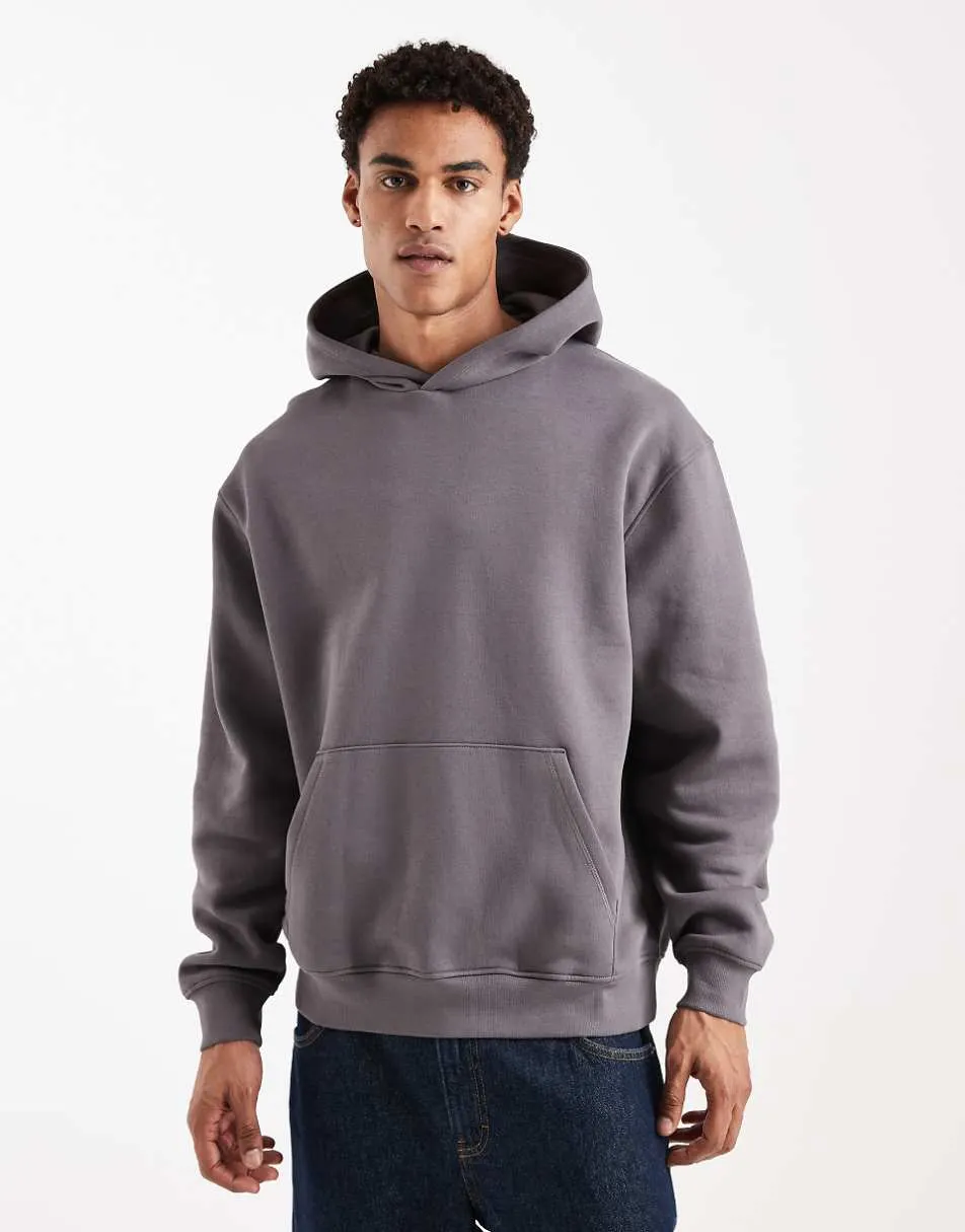 ASOS DESIGN essentials hoodie in grey