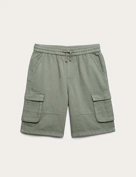 Cargo-Shorts aus reiner Baumwolle (6–16 Jahre)