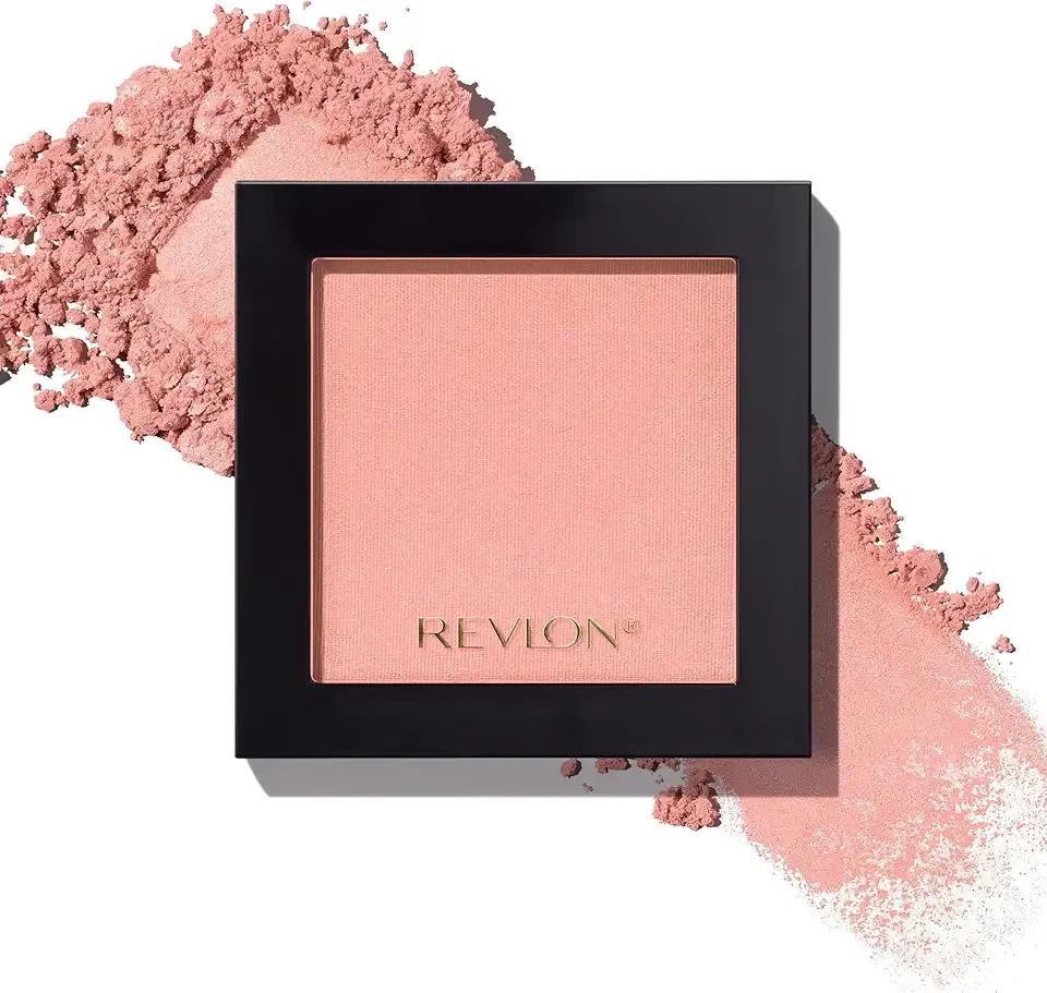 Revlon Powder Blush Face Makeup, High Impact Buildable Color, Lightweight & Smooth Finish, 001 Oh Baby! Pink, 0.17 oz