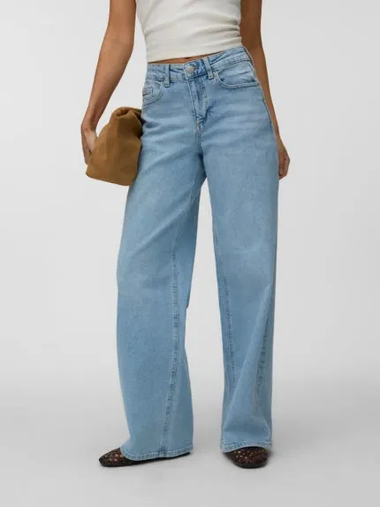 VMSANDIE-STRETCH Middels høyt snitt Bred passform - beskåret Jeans