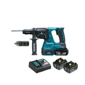Makita DHR243RTJ Martello perforatore 9500 Giri/min Martello combinato a batteria (2x 5 0 Ah)