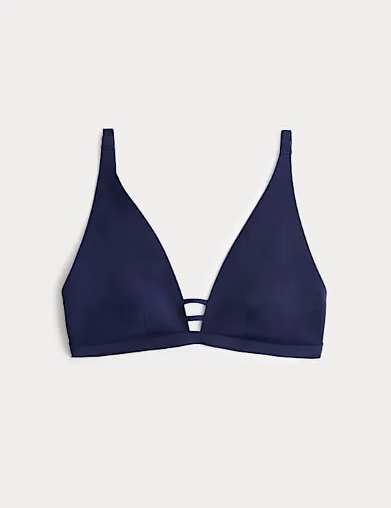 Sculpt-Bikinioberteil mit tiefem V-Ausschnitt
