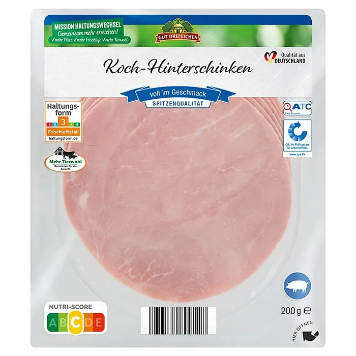 GUT DREI EICHEN QS Koch-Hinterschinken 200 g