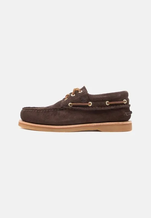 VIBRAM CRAFTED BOAT 3 EYE - Båtsko - dark brown