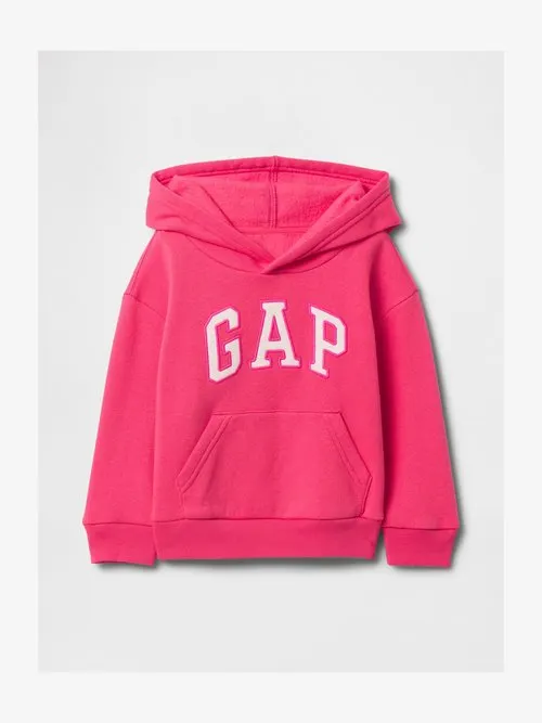 BABYGAP RELAXED LOGO HOODIE - Hoodie - raspberry sorbet