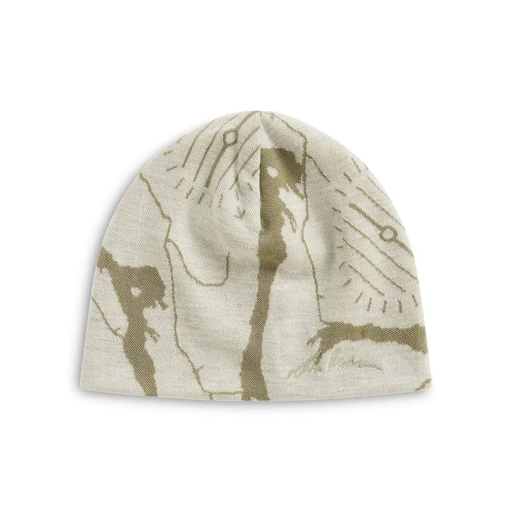 Lars Monsen beanie, lue i ull - nature