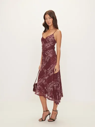 Roxxie Mesh Midi Dress