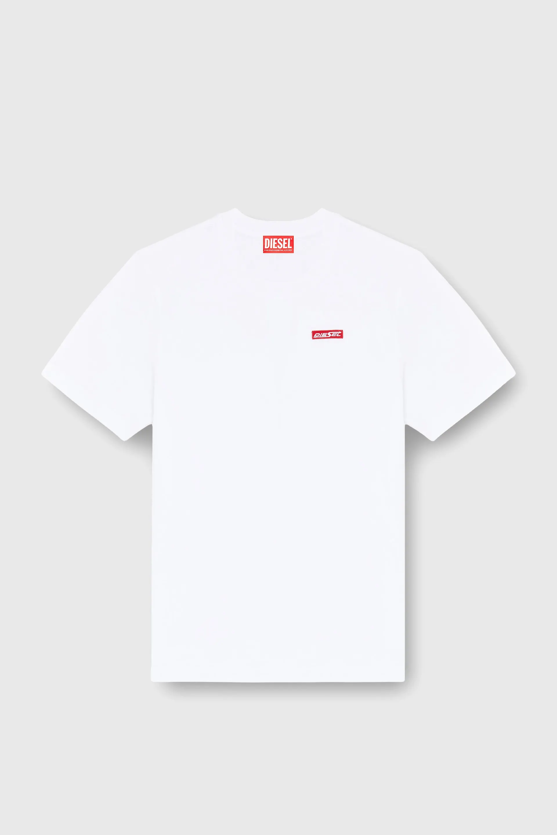 Cotton T-shirt with logo patch