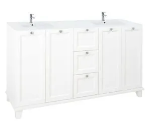 Mueble de baño Unike blanco 155x45 cm (lavabo no incluido)