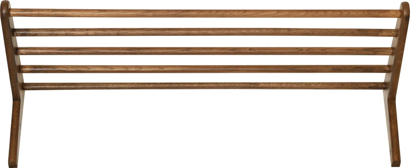 Circus hattehylle Brunlakkert heltre eik