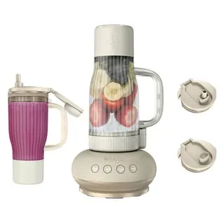 Ninja BlendBOSS Tumbler Blender with (2) 26oz Tumblers and Straws