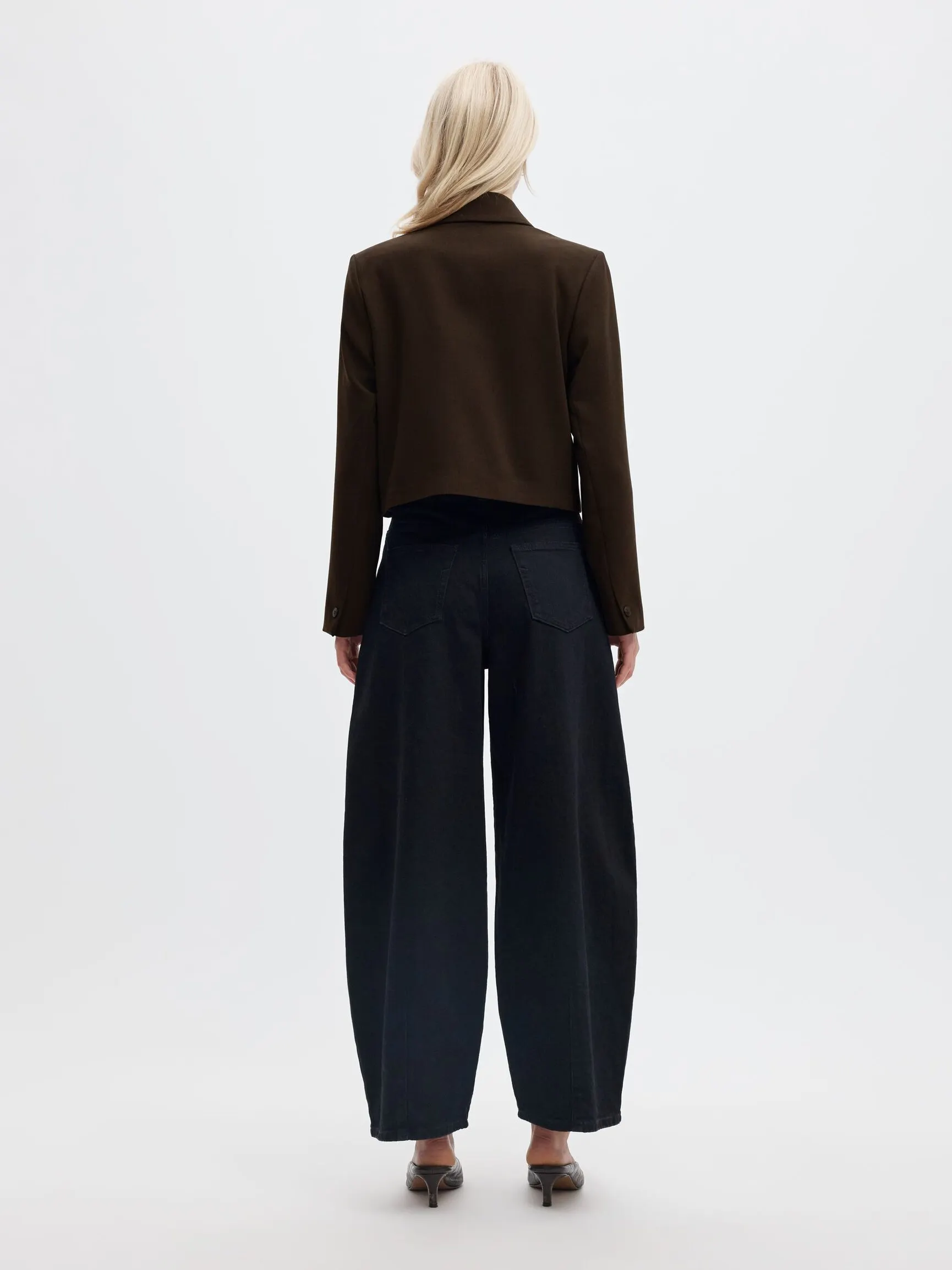 CROPPED DOBBELTSPENT BLAZER