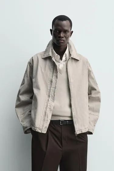 WASHED BOXY FIT JACKET