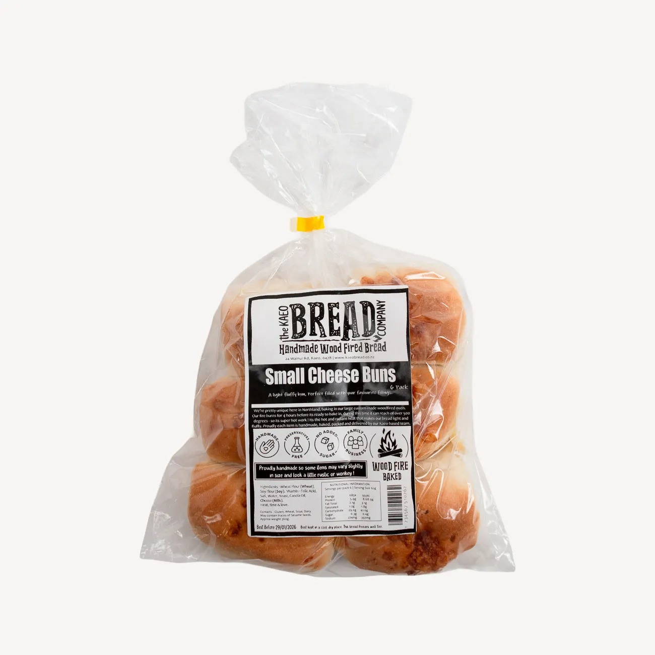 the kaeo bread small cheese rolls 6 pack