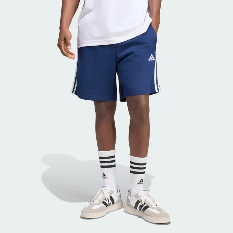 Essentials 3-Stripes Single Jersey Shorts