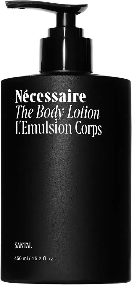 Nécessaire The Body Lotion – Santal - Multi-Peptide - Firming Body Lotion for Women + Men. 2.5% Niacinamide. Non-Comedogenic Moisturizer for Sensitive Skin. Dermatologist-Tested – 450ml/15.2 fl oz