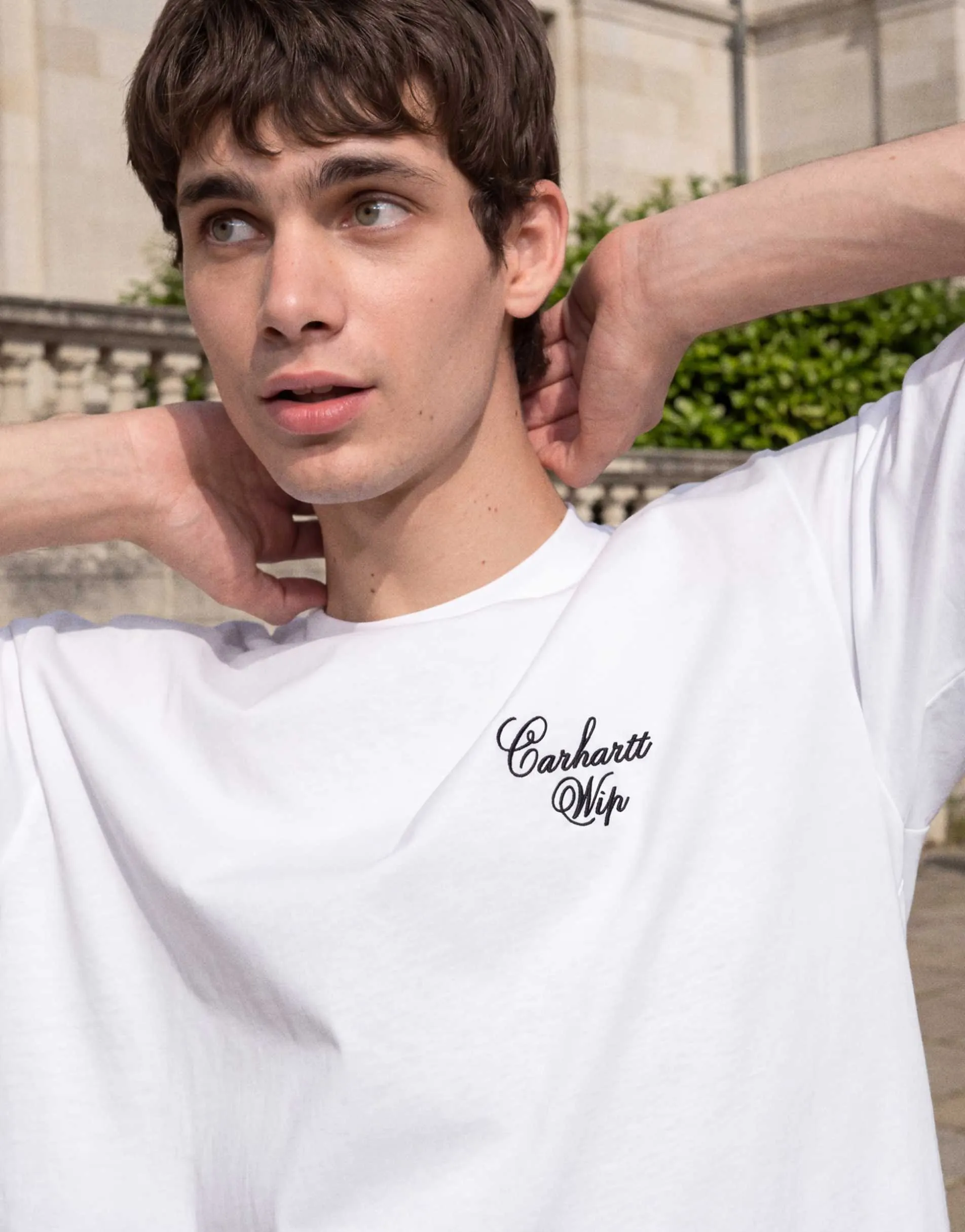 Carhartt WIP gracious t-shirt in white
